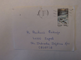 POLAND COVER TO CROATIA 1992 - Other & Unclassified