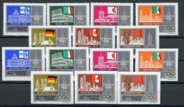 Ungarn 3355-3361 A+B Postfrisch Olympia 1980 Moskau #JR898 - Altri & Non Classificati