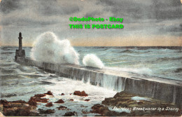 R455710 1935. 10. Aberdeen Breakwater In A Storm. Hartmann - Monde