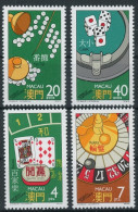 Macau 579-582 Postfrisch Glücksspiel #HK901 - Altri & Non Classificati