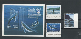 Norfolk Inseln 581-583, Block 15 Postfrisch Fische #IN027 - Isola Norfolk