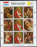 Paraguay KB Mit 3 X 3627 Postfrisch Raffael, Kunst #JS025 - Paraguay