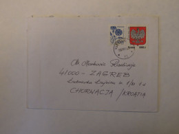 POLAND COVER TO CROATIA 1999 - Other & Unclassified