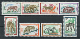 Kongo Brazza. 341-348 Postfrisch Wildtiere #JM525 - Autres & Non Classés