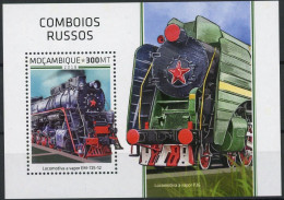 Mocambique Block 1406 Postfrisch Eisenbahn #HE916 - Mosambik