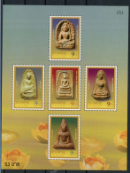Thailand Block 180 Postfrisch Buddha #JM565 - Thaïlande