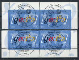 Bund 2181 Berlin, Paare Alle 4 Ecken Ersttagssonderstempel #GK453 - Andere & Zonder Classificatie