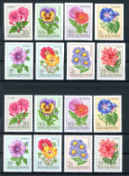 Ungarn 2452-2459 A + B Postfrisch Blumen, Blüten #JP111 - Andere & Zonder Classificatie