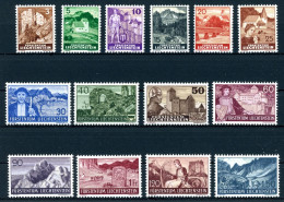 Liechtenstein 156-169 Postfrisch #JM069 - Other & Unclassified