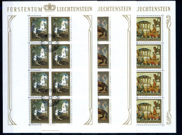 Liechtenstein Kleinbogen 171-219 Gestempelt Kunst #JW896 - Andere & Zonder Classificatie