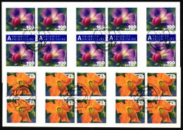 Schweiz MH 0-162-163 Mit 2193-2194 Gestempelt Mit ESST, Blumen #NF733 - Sonstige & Ohne Zuordnung