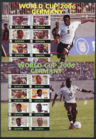 Ghana KB Satz Mit 3839-3854 Postfrisch Fußball WM 2006 #JW916 - Ghana (1957-...)