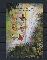 Antigua Barbuda Kleinbogen 3122-3127 Postfrisch Schmetterling #JW613 - Antigua Et Barbuda (1981-...)