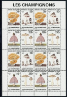 Elfenbeinküste ZD BG Mit 4 X 4er Block 1142-1145 I Postfrisch Pilze #JQ866 - Costa De Marfil (1960-...)