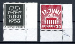 Berlin 110-111 Eckrand Ur Postfrisch Kalandar-Büge #JO974 - Altri & Non Classificati