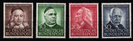 BRD Bund 173-176 Postfrisch Hauptwert Geprüft Schlegel BPP #NJ408 - Altri & Non Classificati