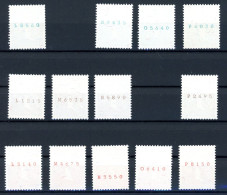 Schweiz Rollenmarken 352-353 Y R Postfrisch Aus Kontrollb. L-P #IX666 - Autres & Non Classés