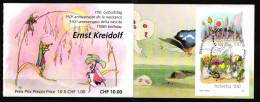 Schweiz MH 0-172 Mit 2286-2287 Gestempelt Mit ESST, Ernst Kreidolf #NF742 - Sonstige & Ohne Zuordnung