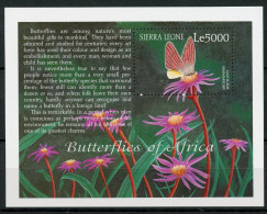 Sierra Leone Block 511 Postfrisch Schmetterling #JP171 - Sierra Leona (1961-...)