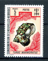 Neue Hebriden 336 Postfrisch Frz. Ausgabe, Muscheln/ Schnecken #JQ810 - Vanuatu (1980-...)