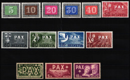 Schweiz 447-459 Postfrisch Pax-Satz #NF700 - Autres & Non Classés