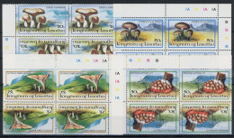 Lesotho Kehrdrucksatz (8 Kehrdrucke) 411-414 Postfrisch Pilze #JQ970 - Lesotho (1966-...)