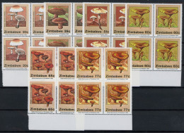 Simbabwe Viererblock 476-481 Postfrisch Pilze #JO639 - Zimbabwe (1980-...)