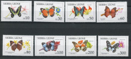 Sierra Leone 1651-1658 Postfrisch Schmetterlinge #HB210 - Sierra Leona (1961-...)