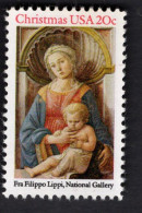 2030015495 1984 SCOTT 2107 (XX) POSTFRIS MINT NEVER HINGED - CHRISTMAS MADONNA AND CHILD FRA FILIPPO LIPPI - Nuovi