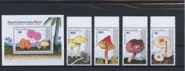 Nevis 638-639, 41, 44, Block 39 Postfrisch Pilze #JO762 - Anguilla (1968-...)