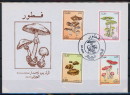 Algerien 827-830 Pilze Ersttagesbrief/FDC #JO778 - Algerije (1962-...)