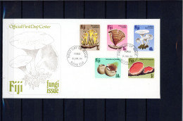 Fidschi Inseln 494-498 Pilze Ersttagesbrief/FDC #JE679 - Islas Cook