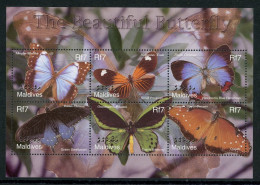 Malediven KB 3987-3992 Postfrisch Schmetterling #HF401 - Maldives (1965-...)