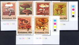 Simbabwe 476-481 Postfrisch Pilze #JR657 - Zimbabwe (1980-...)