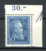 Bund 147 Eckrand Or Postfrisch #HO492 - Other & Unclassified