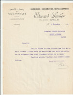 15-E.Soulier ..Commission, Consignation, .Représentation.....Aurillac...(Cantal)...1901 - Alimentaire