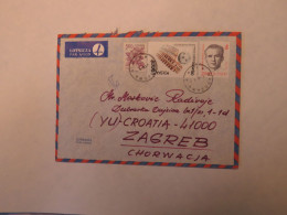 POLAND AIRMAIL COVER TO CROATIA - Otros & Sin Clasificación