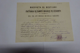 RADDA  IN CHIANTI  -- SIENA  -- FATTORIA DI CAMPOMAGGIO IN CHIANTI  -- BECHELLI SABATINI - Italië