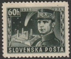 Slowakei: 1939, Mi. Nr. II, 60 H.  20. Todestag Von Milan Štefánik.   **/MNH - Neufs