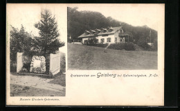 AK Kaltenleutgeben /N.-Oe., Gasthaus Restauration Am Gaisberg, Kaiserin Elisabeth-Gedenkstein  - Other & Unclassified