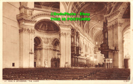 R455862 St. Pauls Cathedral. The Choir. V2037. Photochrom. 1954 - Monde