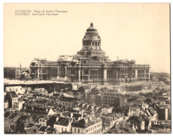 Riesen-AK Brüssel / Bruxelles, Panorama, Palais De Justice  - Mehransichten, Panoramakarten