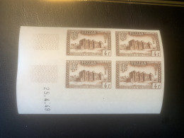 FEZZAN YT 45 NEUF** TB BLOC NON DENTELE COIN DATÉ - Unused Stamps