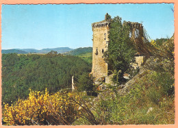 Ppgf/ CPSM Grand Format - ARDECHE - VERNOUX EN VIVARAIS - RUINES DU CHATEAU DE LA TOURETTE - Vernoux