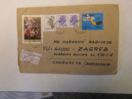 POLAND REGISTERED COVER TO CROATIA 1992 - Otros & Sin Clasificación