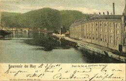 Belgique - Liège - Huy - Souvenir De Huy - Pont De Fer Et Distillerie Springel - Hoei