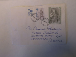 POLAND COVER TO CROATIA 1995 - Autres & Non Classés