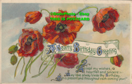 R455626 A Hearty Birthday Greeting. Accept My Wishes Heartfelt And Sincere. Wild - Monde