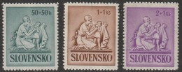 Slowakei: 1941, Mi. Nr. 91-93, Kinderhilfe.   **/MNH - Ongebruikt