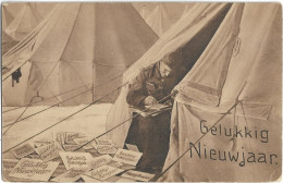 Armée - Leger - Militair  *  Gelukkig Nieuwjaar   (Soldaat In Tent) - Guerre 1914-18